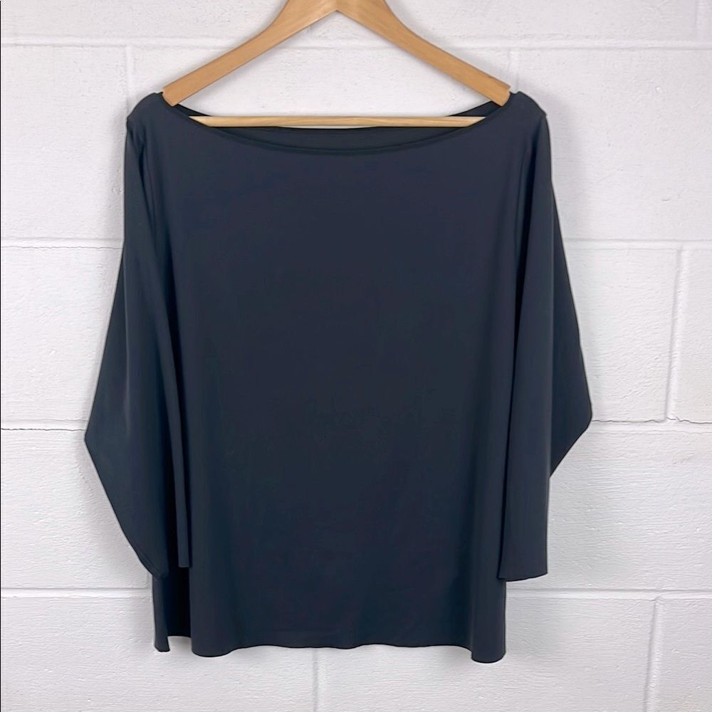 Nike women’s yoga dri-fit lux long sleeve black top performance size 2X